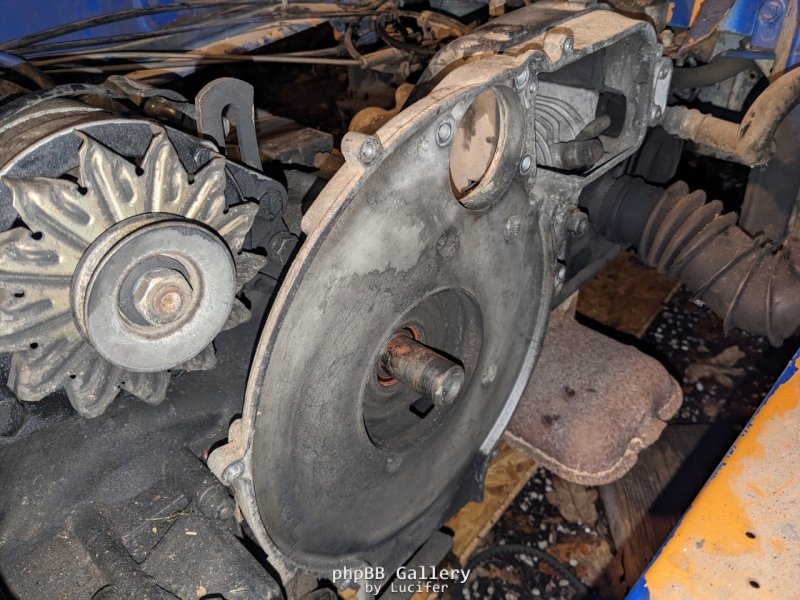 Ape TM Diesel Demontierte Schwungscheibe