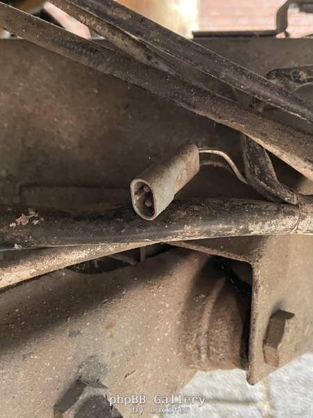 Der (vermutliche) Bremslichtstecker